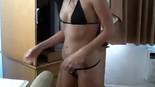 Aroused cum hungry ex-gf doing dicklicking on pov cam